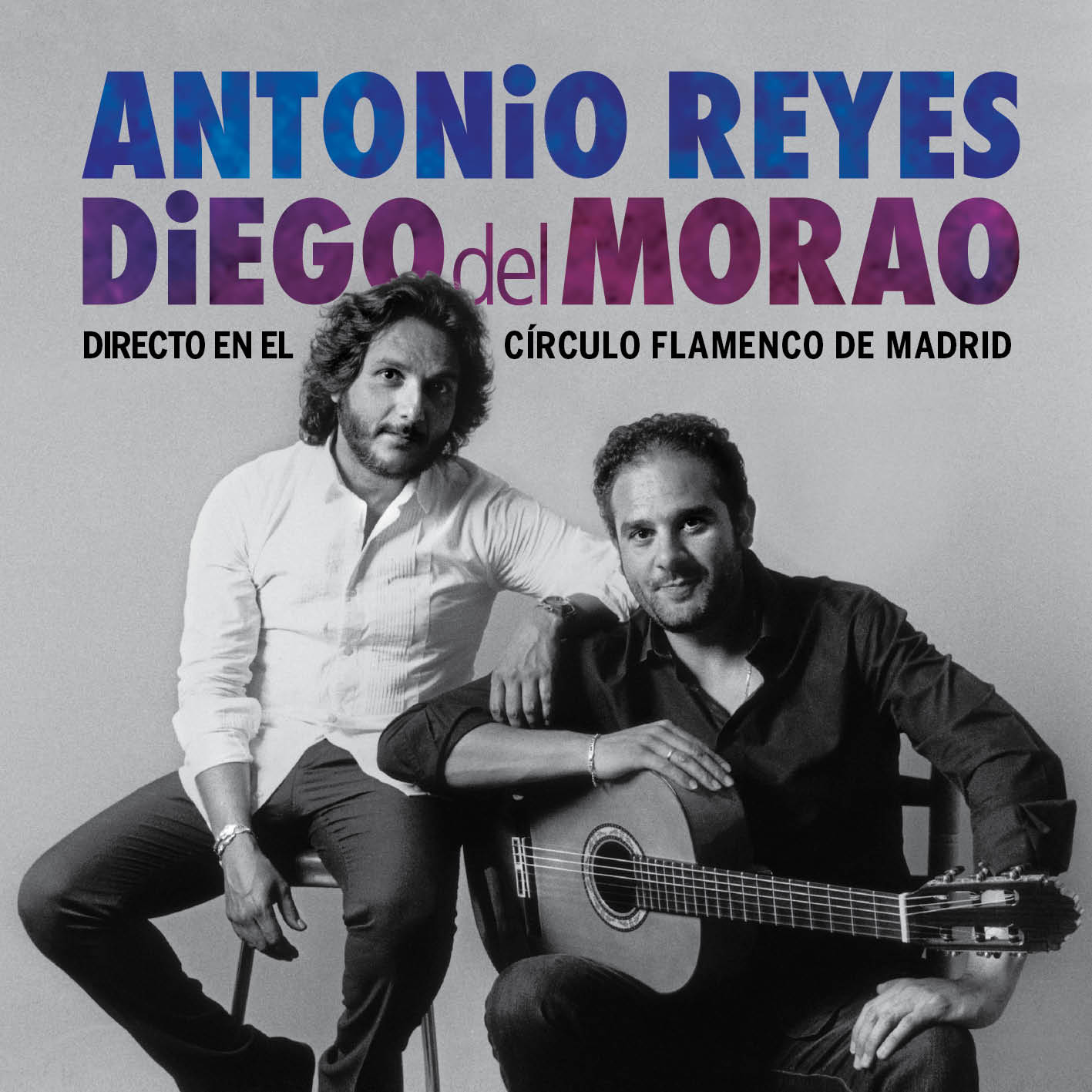 Foto del directo de Antonio Reyes y Diego del Morao en el Círculo Flamenco de Madrid