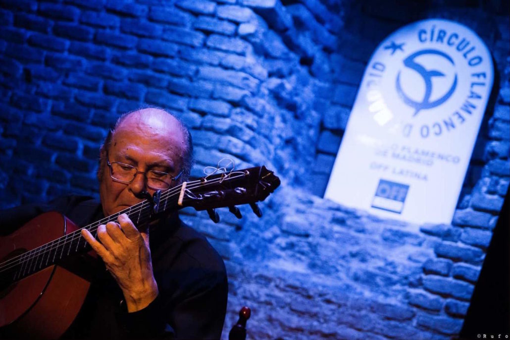 Foto de Paco del Gastor en el Círculo Flamenco de Madrid el 16/11/2017, tomada por Rufo