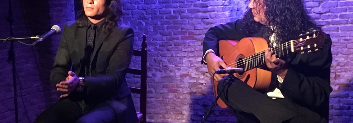 Samuel Serrano y Diego Amaya en el Círculo Flamenco de Madrid el 11/01/2018.